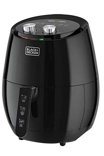 Black&Decker Air Fryer with 1.3KG, Anti Stick, with Rapid Air Convection Technology - 4.5 L 1500 W AF350-B5 Black
