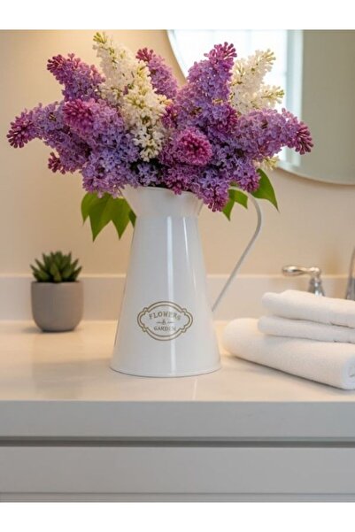 DAMMERUN Σκληρό πλαστικό κομψό βάζο – 28 εκ. ύψος, 14 εκ. πλάτος, μοντέρνο δι...