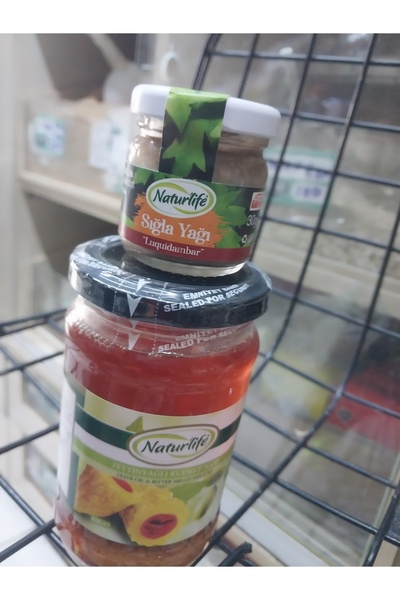 Naturlife mide ülseri seti Zeytinyağlı kudret narı+Sığla yağı 2li