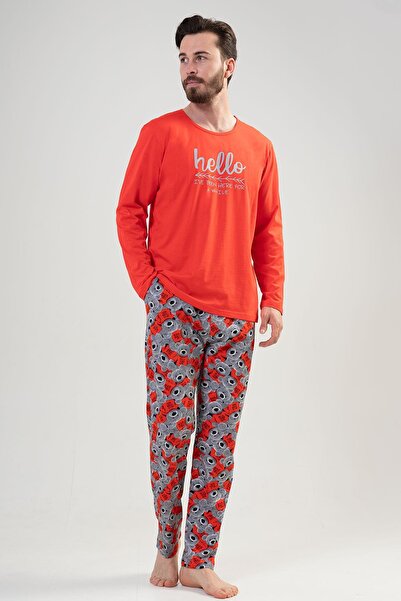 VİENETTA K204053 Men's Pajama Set