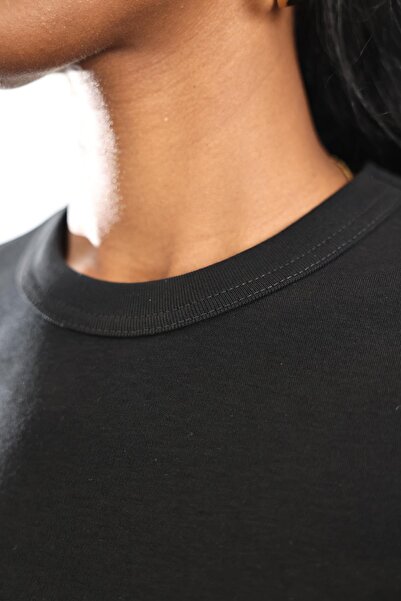 5in1Canpolat Μπλουζάκι Black Fit Basic