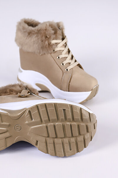 Mamito Ayakkabı DNR 432 Μπότες με φερμουάρ και λεπτομέρειες από γούνα