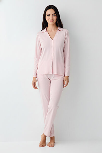 Pierre Cardin Women's Buttoned Modal-Cotton 2-Piece Pajama Set Vr.11.P91.C15.Y01