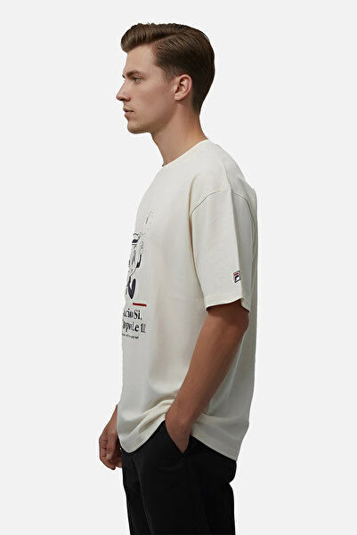 Fila Ανδρικό μπλουζάκι Navigli Caffé Relaxed Graphic Fam1087.10010