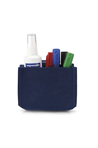 Magnetoplan Magnetic holder for whiteboard accessories, M, navy blue