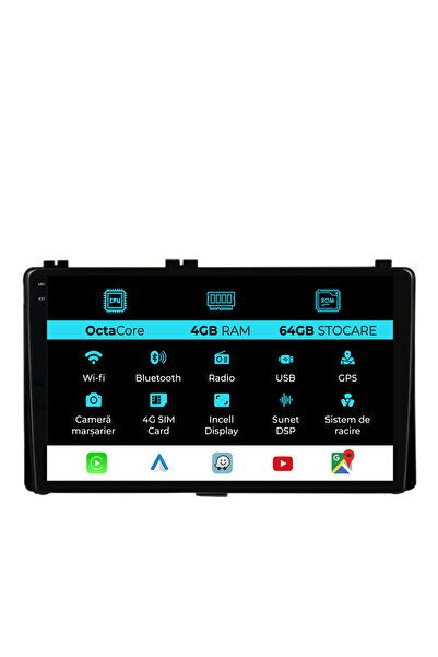 NavStore Navigatie Dedicata Toyota Auris, Corolla (2015-2019), 9 Inch, 4Gb Ra...