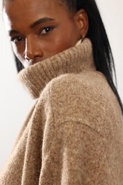 5in1Canpolat Mink Turtleneck Sweater 1277