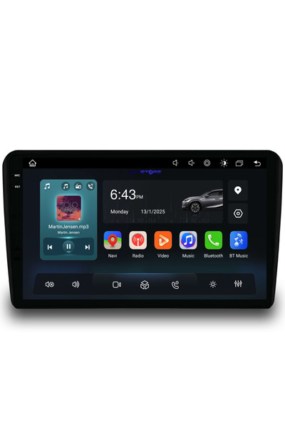 NavStore Dedicated Navigation Audi A3 8P (2003-2013), 9Inch, 8Gb Ram, 256Gb Storage, Carplay