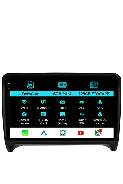 NavStore Dedicated Navigation Audi TT (2006-2014), 9Inch, 6Gb Ram, 128Gb Storage, Carplay