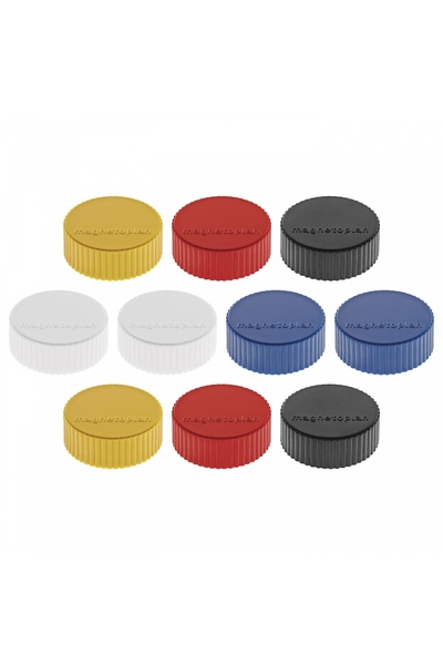 Magnetoplan Discofix MAGNUM Whiteboard magnets, 34 mm, black, 10 pcs/set