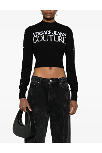 VERSACE JEANS COUTURE Bluză VERSACE JEANS COUTURE, negru