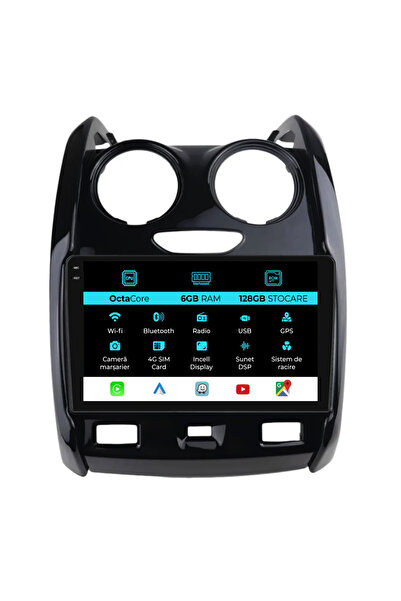 NavStore Dedicated Navigation Dacia Duster (2010-2020), Incell 9Inch, 6Gb Ram, 128Gb Storage, Carplay