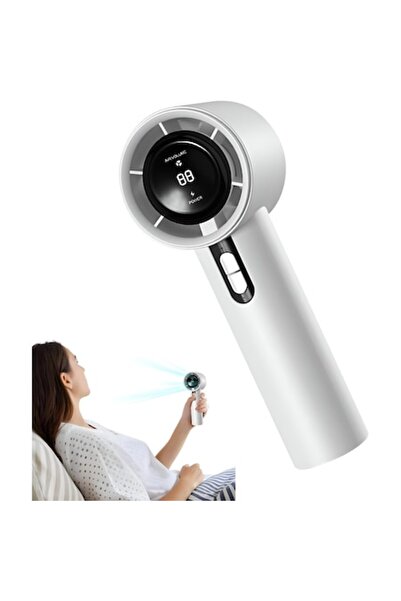 AUROV AV Ventilator Ultra Portabil, 100 Trepte de Viteza, Afisaj LED, Incarca...
