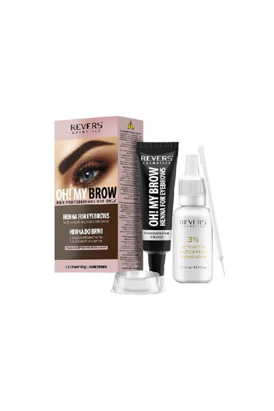 Revers cosmetics Henna Eyebrow Dye Light Brown 2.0 – Revers (2 x 15 ml)