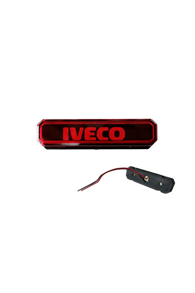 realauto Clearance lamp with NEON LOGO IVECO 12-24 V red
