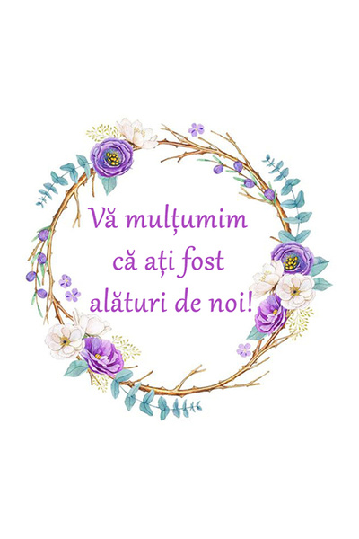 OEM Wedding certificate labels 4 - Set of 50 pcs.