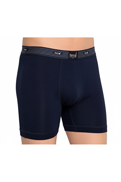 Hmd Stretch Fabric Flexible Navy Blue Men's Bamboo Boxers |   Anti-Sweat Soft Fabric