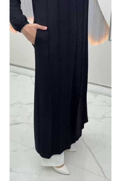 QUAWEAR Φορέα με λαιμόκοψη με πλαϊνές τσέπες και λεπτομέρεια από δαντέλα με φερμουάρ