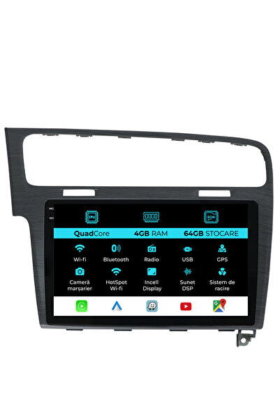 NavStore Αφιερωμένη πλοήγηση Volkswagen Golf 7 (2013-2020), QuadCore, 10 ίντσ...