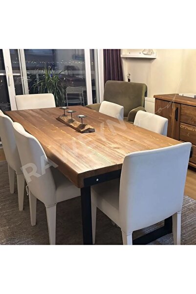 raweyn Carre Doğal Ahşap Mutfak Masası