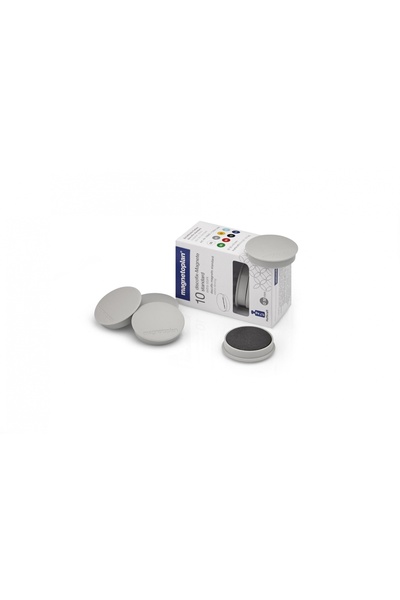 Magnetoplan Discofix STANDARD Whiteboard magnets, 30 mm, gray, 10 pcs/set
