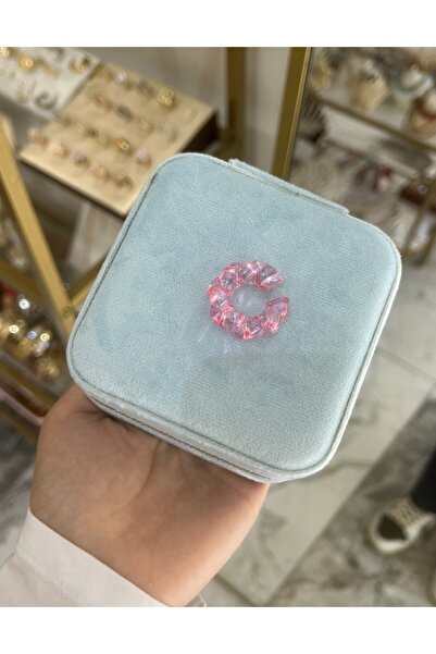 the ASEL İNCİ أقراط موديل إيركاف بتفاصيل شفافة