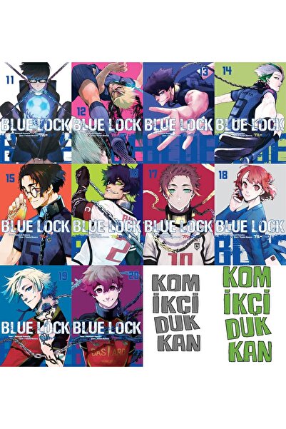 Komikşeyler Yayıncılık Blue Lock 11-12-13-14-15-16-17-18-19-20 manga seti (10...