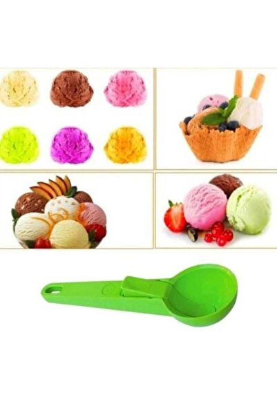 Turanyolu ملعقة آيس كريم بلاستيكية باللون البرتقالي - أضف لمسة من اللون لاستم...
