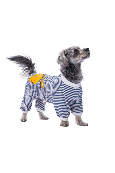 Pawstar Lacivert Let Me Sleep Kedi Ve Köpek Tulum 2Xl 9 -11Kg