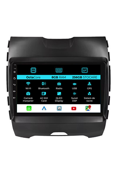 NavStore Dedicated Navigation Ford Edge (2015 - 2021), 9Inch, 8Gb Ram, 256Gb Storage, Carplay