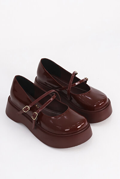 Mamito Ayakkabı Sm 4021 Beret Thick Sole Loafer