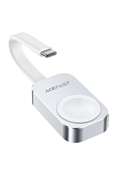 Acefast Încărcător magnetic pentru iWatch, 5W, cu cablu Type-C, portabil - (E21) - Argintiu