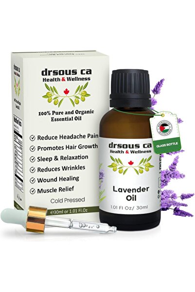 dr sous Drsous Ca Lavender Essential Oil 30 ml – 100% Pure Cold Pressed