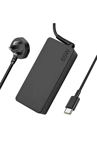 Without a mark شاحن تيار متردد بديل USB-C 65 واط/45 واط - متوافق مع Lenovo Th...
