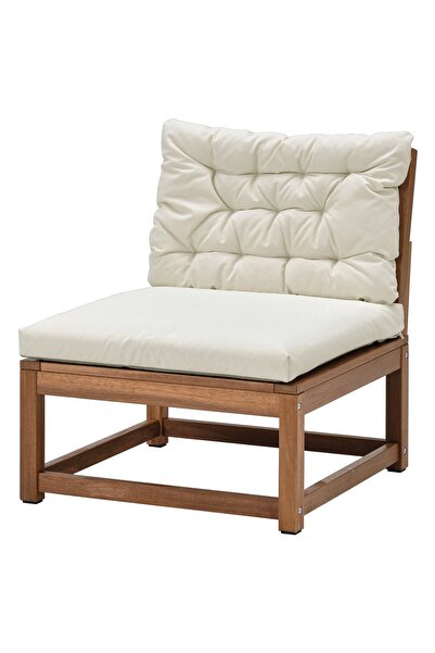 IKEA Seat section for modular sofa Suitable For outdoor, light brown stained