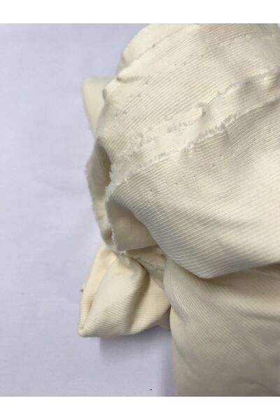 Yiğit Kumaş Κρεμ Λεπτό Υφασμάτινο Κ πλέξη ριμπ Τεμάχιο 250x110 εκ.