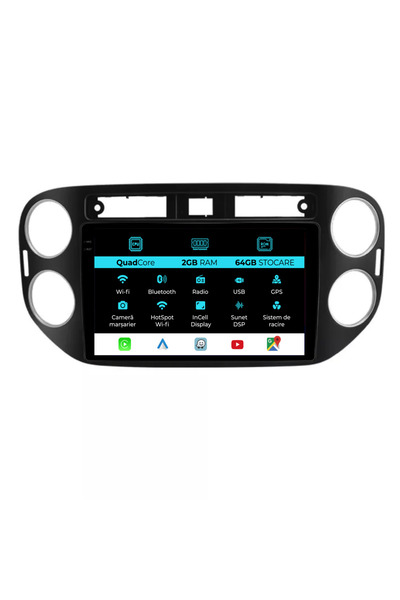 NavStore Navigatie Dedicata Volkswagen Tiguan (2011-2016), 9Inch, 2Gb Ram, 32...