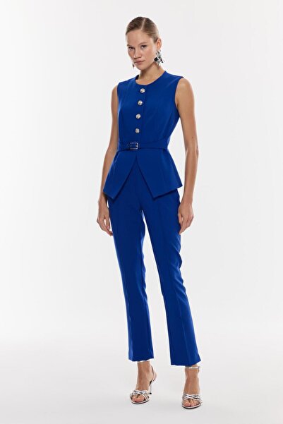 NAGRADA Kemer Detaylı Yelek Takım