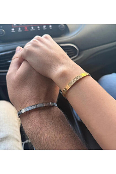 VENTİ VENTİSCA Ayetel Kürsi Bracelet Stainless Steel Adjustable Couple Men / ...