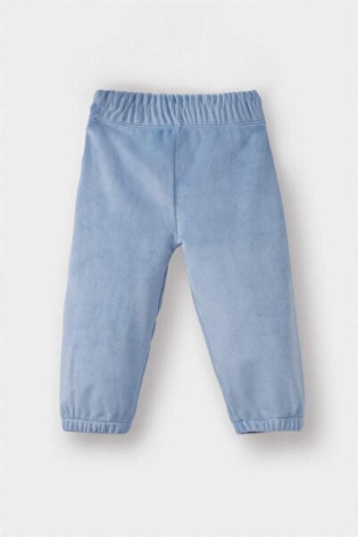 DeFacto Erkek Bebek Pijama Takımı Dinozor Baskılı Uzun Kollu Welsoft Pelüş Üst Uzun Alt (25 WN)