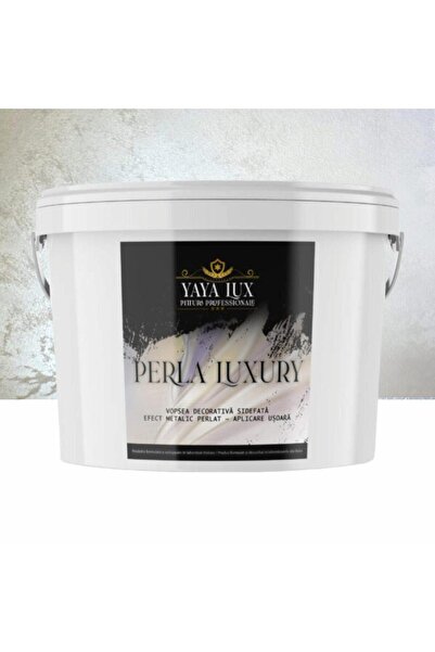 YaYa Color Vopsea decorativa de Lux, Perla Luxury cu Fulgi Perlati, Alb Perla...