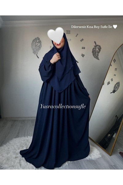 Yüsra Collection طقم فستان وأكمام قصيرة من أيروبين مكون من قطعتين