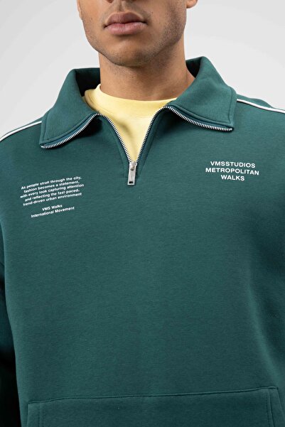 VAMOSCLO Σετ αθλητικής φόρμας oversized με λεπτομέρεια ρίγες Nefti