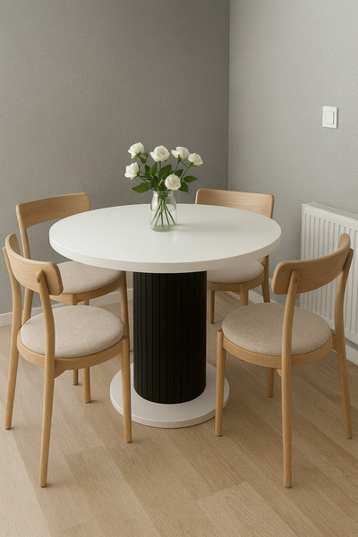 Arvessohome Güneş Model 90 Çaplı 75 cm yükseklikli (36mm KALIN KENARLI) (SAND...