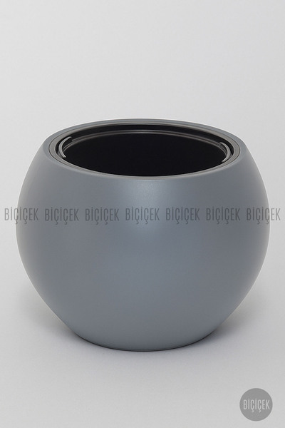 BİÇİÇEK Plastik Küre Saksı 25 CM Çap