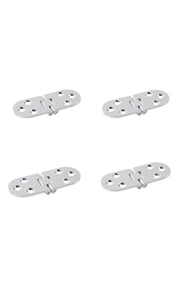 OEM Set 4 hinges for folding tables, Zinc, Silver