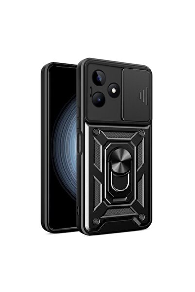 SOFAL Кейс за Realme C51 / Note 50 (H497) - Полиуретан, Черен