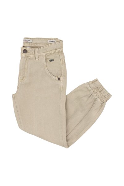 U.S. Polo Assn. Boy's Beige Canvas Pants