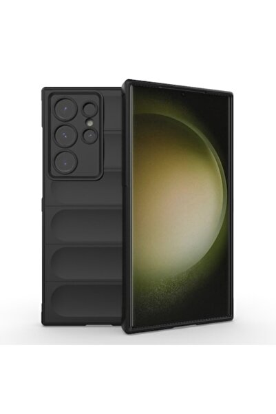 SOFAL Carcasă H112 pentru Samsung Galaxy S23 Ultra, Poliuretan, Negru