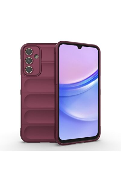 SOFAL Θήκη για Samsung Galaxy A15 4G/A15 5G, P328, Πολυουρεθάνη, Μπορντό